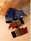 preiswerte Herrenhandschuhe-Herren-Strickhandschuhe aus Polyester für Touchscreens – Zwei-Finger-Design, in verschiedenen Farben erhältlich, perfekt für Winter und Outdoor-Aktivitäten