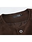 cheap Men's Waistcoat-Men's Corduroy Vest Vest Gilet Daily Outdoor Vintage Spring Fall Pocket Buttons Nylon Comfortable Plain Single Breasted One-button V Neck Regular Fit Black Navy Blue Brown Green Vest