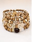 preiswerte Damenarmband-Armbandset im Boho-Stil für Damen aus Acryl und Legierung – verschiedene Farben, Herzanhänger, perfekt für Valentinstag und Alltag
