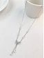 economico Collana da donna-Collana da donna con ciondolo a forma di farfalla in lega di perle finte, delicato design a catena a Y, opzioni color oro e argento, elegante stile minimalista, perfetta per l'uso quotidiano, outfit casual e stratificazione