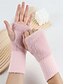 お買い得  レディース手袋-女性用伸縮性フェイクファー手袋 - 複数の色があり、柔らかくて心地よく、冬やカジュアルな外出に最適です。
