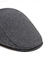 baratos Chapéus Masculinos-Boina masculina casual em poliéster com design simples e elegante, disponível em várias cores, perfeita para o uso diário.
