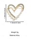cheap Women's Scarves-Women's Alloy + Faux Pearl Heart Brooch, Multiple Designs Available, Ideal for Valentine's Day, Weddings and Daily Wear