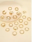 billige Ringe til kvinder-Sæt med ringe i bohemestil til kvinder – guld- og sølvlegering, flere designs, ideel til afslappet og festivalbrug, trendy og unikke accessories
