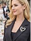 cheap Women's Scarves-Women's Alloy + Faux Pearl Heart Brooch, Multiple Designs Available, Ideal for Valentine's Day, Weddings and Daily Wear