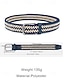 cheap Men's Belts-Men's Elastic Braided Belt, Polyester Material, Multiple Colors, Perfect for Vacation and Casual Daily Wear