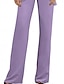 economico Tailleur pantalone della mamma-Completo Pantalone Lunghezza al pavimento Abito da cerimonia per signora Manica Lunga Scollo Tondo Elegante Semplice Ospite di nozze Serata Formale Ricevimento di matrimonio con Applicazioni Tinta