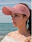 baratos Chapéus Femininos-Chapéu feminino casual esportivo com viseira, em malha de poliéster elástica com aba larga, leve, respirável e ajustável, perfeito para uso diário, férias, praia, esportes ao ar livre e viagens.