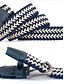 cheap Men's Belts-Men's Elastic Braided Belt, Polyester Material, Multiple Colors, Perfect for Vacation and Casual Daily Wear