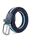 cheap Men's Belts-Men's Elastic Braided Belt, Polyester Material, Multiple Colors, Perfect for Vacation and Casual Daily Wear