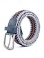 cheap Men's Belts-Men's Elastic Braided Belt, Polyester Material, Multiple Colors, Perfect for Vacation and Casual Daily Wear