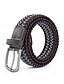 cheap Men's Belts-Men's Elastic Braided Belt, Polyester Material, Multiple Colors, Perfect for Vacation and Casual Daily Wear