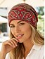 billige Damehatter-Damelue i bohemsk paisley-stil, mykt hodeplagg og halskjede i polyester i flere farger, lett tilbehør i vintage-stil for kvinner, perfekt for hverdagsbruk, ferie og reisebruk