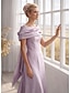 abordables Longueur du plancher-Ligne A Longueur au sol Robe d'invité de mariage Robe de Cérémonie Robe de soirée Robe de Mère de Mariée  Sans manches Épaules Dénudées Élégant Formel Satin avec Noeud(s) Plis