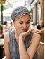 voordelige Haaraccessoires voor dames-Dames boho kanten polyester haarband, veelkleurige bloemen haarversiering voor casual dagelijks gebruik, reizen, vakantie, strand en resort styling.