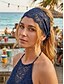 voordelige Haaraccessoires voor dames-Dames boho kanten polyester haarband, veelkleurige bloemen haarversiering voor casual dagelijks gebruik, reizen, vakantie, strand en resort styling.