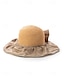 abordables Sombreros de mujer-Sombrero de sol plegable estilo boho para mujer con bolsa de almacenamiento, portátil, de poliéster, con ala ancha, ideal para la playa, disponible en varios colores para uso diario informal, viajes y vacaciones.
