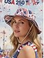 رخيصةأون كرة القدم-قبعة رعاة بقر غربية مطبوعة من البوليستر للنساء، بتصميم متعدد الأنماط، مزينة بعلم الولايات المتحدة الأمريكية، مثالية للاحتفال بالذكرى 250 لاستقلال الولايات المتحدة، وللارتداء اليومي غير الرسمي.