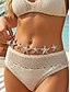 abordables Cinturón de mujer-Cadena de cintura bohemia con forma de estrella de mar para mujer, aleación de oro y plata, cinturón de playa ajustable, perfecto para el uso diario informal y para viajes de vacaciones.