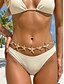 abordables Cinturón de mujer-Cadena de cintura bohemia con forma de estrella de mar para mujer, aleación de oro y plata, cinturón de playa ajustable, perfecto para el uso diario informal y para viajes de vacaciones.