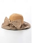 abordables Sombreros de mujer-Sombrero de sol plegable estilo boho para mujer con bolsa de almacenamiento, portátil, de poliéster, con ala ancha, ideal para la playa, disponible en varios colores para uso diario informal, viajes y vacaciones.