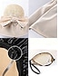abordables Sombreros de mujer-Sombrero de sol plegable estilo boho para mujer con bolsa de almacenamiento, portátil, de poliéster, con ala ancha, ideal para la playa, disponible en varios colores para uso diario informal, viajes y vacaciones.