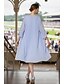 economico Set di abiti per la mamma-Due Pezzi Tubino Colonna Lunghezza Tè Abito da invitata a nozze Abito da cerimonia per signora Senza Maniche Collo gioiello Elegante Ospite di nozze Ricevimento di matrimonio Chiffon Pizzo Abiti con