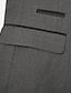 voordelige Feestdag feest-Mannen Bruiloft Feest Kostuums Shawl Kraag Notch Zwart Roze Mode Dagelijks Effen Gekleurde Tailored Fit 2 Delige Eensluitende Eén-knopen