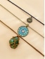 billiga Kvinnors halsband-Halsbandset i bohemisk stil med blandade material, 3-delade smycken, perfekt för vardags- och strandsemesterkläder, perfekt för dagliga bohemiska outfits