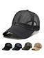 cheap Men's Hats-Men's Breathable Mesh Polyester Baseball Cap, Adjustable Multi-Color Trucker Hat for Beach Vacation, Casual Wear, Running, Hiking and Outdoor Sports
