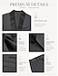 voordelige Feestdag feest-Mannen Bruiloft Feest Kostuums Shawl Kraag Notch Zwart Roze Mode Dagelijks Effen Gekleurde Tailored Fit 2 Delige Eensluitende Eén-knopen