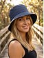 abordables Chapeaux pour femmes-Bob décontracté en coton pour femme, chapeau de soleil élastique et ajustable disponible en plusieurs couleurs, idéal pour les vacances à la plage, le quotidien, les voyages et les activités estivales