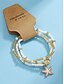 cheap Women's Bracelet-Women's Bohemian Style Alloy Starfish Pendant Anklet Set, 3-Piece Beach Vacation Jewelry, Casual Daily Wear, Lightweight, Adjustable, Trendy Summer Accessory