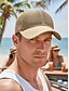 cheap Men's Hats-Men's Breathable Mesh Polyester Baseball Cap, Adjustable Multi-Color Trucker Hat for Beach Vacation, Casual Wear, Running, Hiking and Outdoor Sports