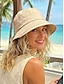 abordables Chapeaux pour femmes-Bob décontracté en coton pour femme, chapeau de soleil élastique et ajustable disponible en plusieurs couleurs, idéal pour les vacances à la plage, le quotidien, les voyages et les activités estivales