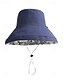 economico Cappelli da donna-Cappello da sole reversibile da donna in poliestere stile bohémien, cappello a secchiello pieghevole a tesa larga multicolore per la spiaggia, ideale per vacanze, viaggi, tempo libero all'aperto e