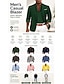 voordelige Linnen blazer-Voor heren Sportjas Linnen blazer Modieus Casual Effen Linnen blazer Leger groen Zwart blauw Getailleerd Single Breasted een knoops