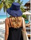 economico Cappelli da donna-Cappello da sole reversibile da donna in poliestere stile bohémien, cappello a secchiello pieghevole a tesa larga multicolore per la spiaggia, ideale per vacanze, viaggi, tempo libero all'aperto e