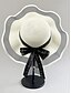 economico Cappelli da donna-Cappello da sole bohémien da donna in paglia, cappello da spiaggia morbido, pieghevole, multicolore, con tesa larga, bordo ondulato e fiocco, ideale per vacanze, viaggi, stile resort e abbigliamento