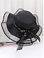 economico Cappelli da donna-Cappello da sole bohémien da donna in paglia, cappello da spiaggia morbido, pieghevole, multicolore, con tesa larga, bordo ondulato e fiocco, ideale per vacanze, viaggi, stile resort e abbigliamento
