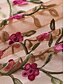 economico Sciarpe da donna-Sciarpa da donna boho con ricami floreali - scialle leggero e traspirante in poliestere disponibile in diversi colori, regalo perfetto per la festa della mamma, ideale per le vacanze al mare o per