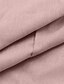 preiswerte Kleider-Damen-Midikleid, Etuikleid, Sommerkleid, Baumwoll-Leinen-Kleid, Freizeitkleid, Basic-Kleid für Alltag, Urlaub, Ausgehen, normale Passform, einfarbig, ärmellos, V-Ausschnitt, blau, gelb, rosa, grün,