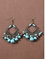 cheap Women's Earring-Women's Bohemian Alloy Turquoise Statement Earrings, Multi Style Oversized Dangle Jewelry for Beach Vacation, Summer Travel, Daily Casual Wear