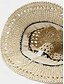 abordables Sombreros de mujer-Sombrero de paja plegable para mujer, sombrero de playa bohemio de ala ancha de ganchillo, gorra de verano portátil y plegable para vacaciones. &amp;ropa informal de uso diario
