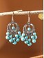 cheap Women's Earring-Women's Bohemian Alloy Turquoise Statement Earrings, Multi Style Oversized Dangle Jewelry for Beach Vacation, Summer Travel, Daily Casual Wear