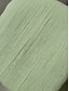 preiswerte Hemden-Damen Weste aus Baumwollleinen Gerafft Textur Einfarbig Vintage Ärmellos Rundausschnitt Normale Oberteile Schwarz Weiß Hellgrün Rosa Hellgrau Sommer Frühling