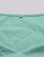 preiswerte Kleider-Damen-Midikleid, Etuikleid, Sommerkleid, Baumwoll-Leinen-Kleid, Freizeitkleid, Basic-Kleid für Alltag, Urlaub, Ausgehen, normale Passform, einfarbig, ärmellos, V-Ausschnitt, blau, gelb, rosa, grün,