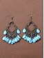 cheap Women's Earring-Women's Bohemian Alloy Turquoise Statement Earrings, Multi Style Oversized Dangle Jewelry for Beach Vacation, Summer Travel, Daily Casual Wear