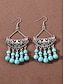 cheap Women's Earring-Women's Bohemian Alloy Turquoise Statement Earrings, Multi Style Oversized Dangle Jewelry for Beach Vacation, Summer Travel, Daily Casual Wear