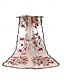 economico Sciarpe da donna-Sciarpa da donna boho con ricami floreali - scialle leggero e traspirante in poliestere disponibile in diversi colori, regalo perfetto per la festa della mamma, ideale per le vacanze al mare o per
